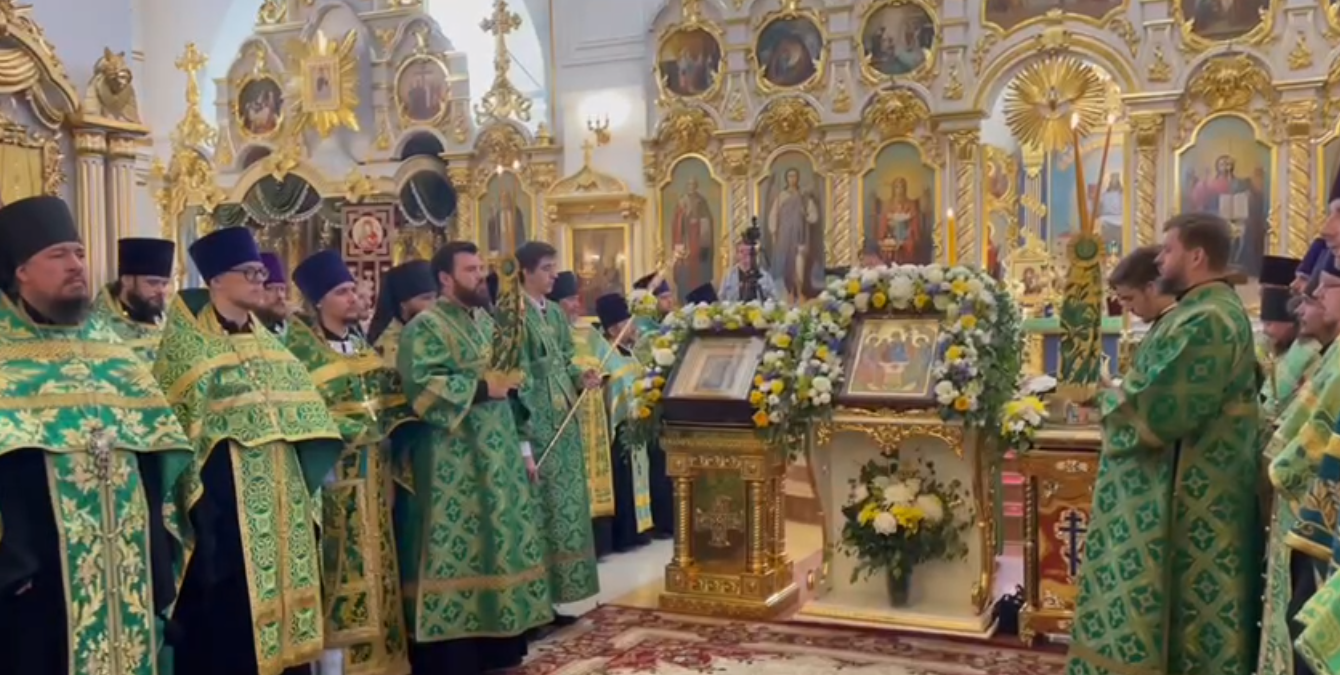 В Ульяновск привезли Казанскую икону Божией Матери | Новости Ульяновска.  Смотреть онлайн