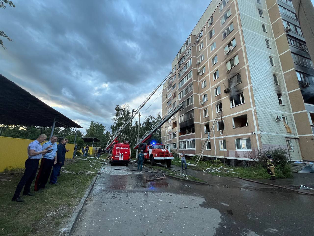 Прокуратура организовала проверку по факту пожара в многоквартирном доме в Ульяновске